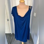 a.n.a Lot of 2 Plus Size Y2K Beaded Tops Black‎ & Blue Dressy Cruise Date Night Photo 9