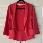 Aritzia  Wilfred Lightweight Coral Pink‎ Bright Blazer Size 6 Open Front Business Photo 0