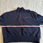 Sweaty Betty Navy Revive Crop Half Zip Sweatshirt Small/Medium Photo 2