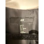 H&M  Black Flowy Blazer Size 2 Photo 2