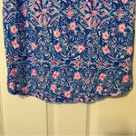 Lilly Pulitzer  Etta V-neck Blue Peri Takin it Easy top size XS Photo 4