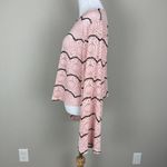 Maverick The Collection Sweater Top Womens Large Crochet Lace Bell Sleeve Boho L Pink Photo 7