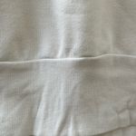 Madewell Bubble-Sleeve Hoodie Crop Sweatshirt Antique Cream Size M Photo 8