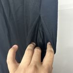 Gap Women’s Dress Large Black Short Sleeve Pleated Midi Dress with Pockets Photo 3