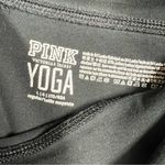 PINK - Victoria's Secret Pink Victoria’s Secret Black‎ Foldover Flare Leggings Photo 4