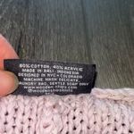 Wooden Ships Crew Sweater Light Pink Cotton M/L Photo 3