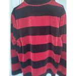 Ralph Lauren women’s Long Sleeve Half Zip Up Black Red Ultra Soft Top Sz Large Photo 7