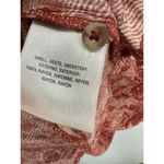 Anthropologie Vanessa Virginia Shirt Women XS Pink Cream Printed Cap Sleeve Photo 5