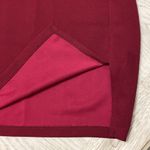 SheIn Burgundy mini skirt Photo 2