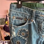 Dolce & Gabbana Floral Embroidered Women's Jeans. D&G Photo 3