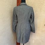 French Connection Classic Gray Tweed Trench Coat Photo 4