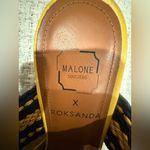Malone Souliers  X ROKSANDA  37/5  ITALY Yellow and Black Mules Photo 2