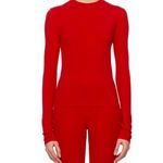 SKIMS Ribbed Leggings and Cotton Long Sleeve Jersey T-Shirt Set Photo 5