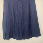 Talbots Blue Wool Tennis Skirt Sz 10 Photo 4