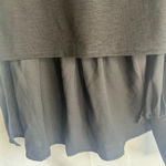 Lulu's Black Puff Sleeve Hi Low Dressy Sweater Blouse Size Small Photo 5