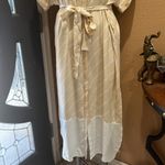 Faithfull the Brand Faithful the brand light yellow button up dress Photo 3