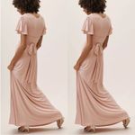 BHLDN Anthropologie  Blush Pink Mendoza Maxi Dress NWT Sz 4 Photo 2