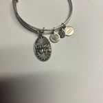 ALEX AND ANI  Silver-Tone Bangle Bracelet 2016 Because I Love Heart You Photo 4