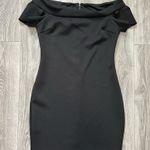 Guess Black Off Shoulder Mini Dress Size Medium Photo 0
