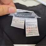 Max Mara  Silk Long Sleeve Button Down Shirt *Cufflinks Dark Brown Sz 8 Medium Photo 3