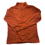 The North Face  Women's Quarter Zip Long Sleeve Jacket Peach Medium Pullover Photo 0