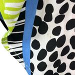 Slim Factor by Investments Women's Colorful Statement Print Button Up Blouse SM Photo 6