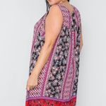 Bailey blue Boho Floral Multi Pattern Sleeveless Dress Junior Plus Size 1X Photo 2