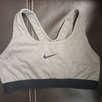 Nike Women's Heather Gray Sports Bra Photo 0