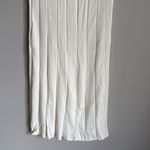 Meshki NEW  White Jasmyn Wide Ribbed Flute Skirt in White Medium Photo 4