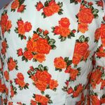 BCNU semi cropped light blue orange floral jacket blazer NWT size Medium Photo 4