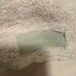 T Factor Sherpa Fleece Hoodie W★ Beige Teddy Pullover Cozy Soft Hoodie Small Photo 4