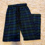Plaid Pants in Black and Green Photo 0