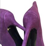 Vince Camuto  Caden Burgundy Leather Sexy Suede Booties 9M 3” Heel Almond Toe Photo 4