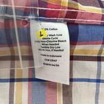 Talbots Shirt Women Small Blue White Red Plaid Button Up Career Casual Versatile Photo 7