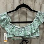 Anne cole NWT Studio Coachella Festival Lace-up Off The Shoulder Bikini Top Photo 7