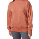 5.11 tactical WREN OVERSIZED FLEECE burnt orange size M mock-neck casual top Photo 6