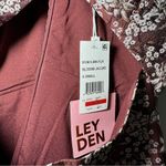 NWT $89 • Leyden • Mini Dress • Blossom Jacquard • Burgundy • XS • Floral Red Photo 4