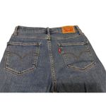 Levi's 721 High Rise Skinny Jeans Fringe Cuff Cowgirl Western Blue Collar Boho Photo 2