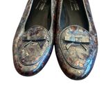 Donald J. Pliner Metallic Patent Leather Loafers Slip Photo 2