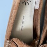 Isaac Mizrahi  8.5 brown leather moccasins Photo 5