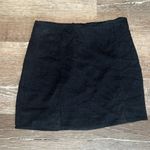 Forever 21  Black Mini Skirt with Pattern Photo 1