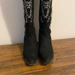 Dan Post  Chain Reaction Black and White Leather Boots size 8 Photo 5