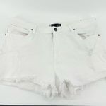 Kut From The Kloth Bright White Distressed Jean Shorts Photo 0