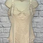 Vintage Shadowline Half Slip Camisole Set Pillow Tab Beige Size 32/S Lace Photo 1
