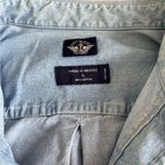 Vintage Dockers Light Blue Denim Jean Short Size Large Photo 5