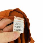 Paisley Raye Hydrangea Pant Burnt Orange Elastic Waist Pants Womens 1X Photo 4