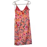 Lovers + Friends  Revolve Orchid Dress Sunset Floral Faux Wrap‎ Cocktail Medium M Photo 8