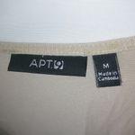 Apt. 9  M Creme Sequins Tank Top Photo 3