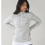 Lululemon  Size 6 Define Jacket Space Dye Camo White Silver Spoon Luon Stretch Photo 0