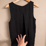 Pistola  Black Sleeveless Romper with Lace-Up Detail‎ Photo 5